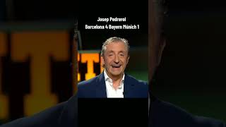 Josep Pedrerol post Barcelona vs Bayern Múnich 4X1 shorts futbol barcelona bayernmunich [upl. by Berneta]