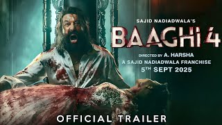 BAAGHI 4  Official Trailer  Tiger Shroff  Sanjay Dutt  SajidNadiadwala’s  A Harsha  2024 [upl. by Thun]