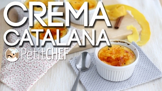 Come si prepara la Crema Catalana  tutorial video PetitChefit [upl. by Nuhsed]