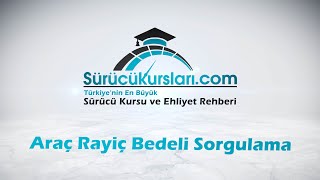 Araç Rayiç Bedeli Sorgulama [upl. by Tarsuss]