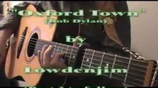 How to play quotOXFORD TOWNquot Bob Dylan Part 1  Beginners [upl. by Llenrup]