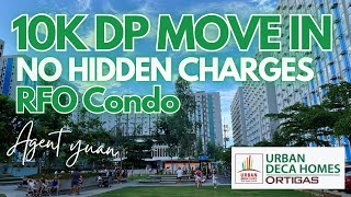 10K DP Condo  Ready to move in  No hidden Charges  Pwede sa Pagibig  Urban Deca Homes Ortigas [upl. by Atazroglam967]