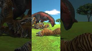 Predator vs Predator Carnotaurus Faces Off Against Tiger [upl. by Zeitler]