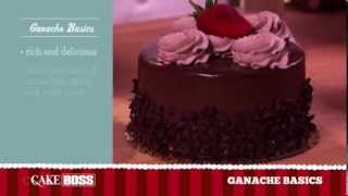 Chocolate Ganache Cake Decorating Basics  Easy Homemade Icing  Cake Boss Baking [upl. by Assena]