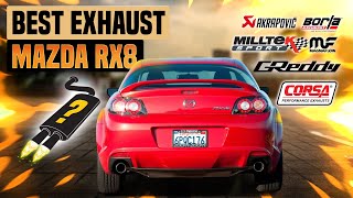 Mazda RX8 Exhaust Sound 🔥 ReviewUpgradeModsCompilationStockGreddyAgencyPowerHKSModified [upl. by Lorusso]