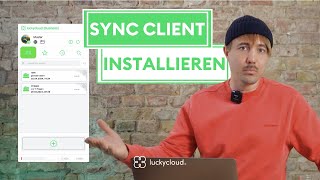 Sync Client installieren  Lokale Ordner mit Cloud synchronisieren [upl. by Weinshienk]