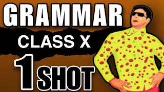 1 PAGE TRICKS  Class 10 English GRAMMAR one shot tensemodals reported speechsubject🔥 2024 [upl. by Hammer]