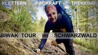 Über alle Berge  3 Tage Schwarzwald Tarp Tour im Herbst  Herzogenhorn und Packraft   1 [upl. by Thetes994]