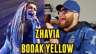 ZHAVIA  BODAK YELLOW Cardi B Cover THE FOUR REACTION [upl. by Fawcett795]