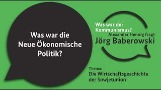 Was war die Neue Ökonomische Politik [upl. by Aneled]