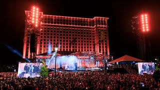 Michigan Central Station hosts epic reopening concert with surprise Eminem appearance [upl. by Okuy]