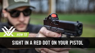 How to Sight In a Red Dot on your Pistol [upl. by Nudnarb]