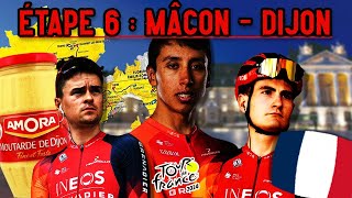 TOUR DE FRANCE 2024  Étape 6  Mâcon  Dijon [upl. by Namqul]