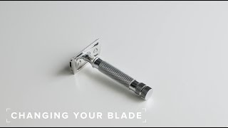 How to Put Blades in a Safety Razor [upl. by Ettegdirb]