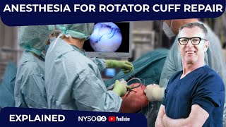 Anesthesia for Rotator Cuff Repair  Crash course with Dr Hadzic [upl. by Eeresed]