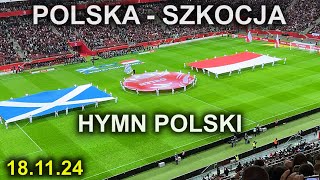 POLSKA  SZKOCJA  HYMN POLSKI  WARSZAWA 181124  POLAND  SCOTLAND ANTHEM WARSAW [upl. by Coleman]