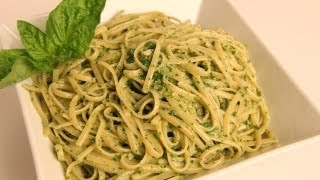 Linguine with Pesto Recipe  Laura Vitale  Laura in the Kitchen Episode 346 [upl. by Auberta]