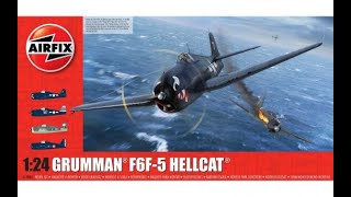 Airfix 124 F6F5 Hellcat build Part 8c seatbelts [upl. by Saffier]