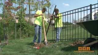 Aluminum Fence  How to install it [upl. by Hollinger]