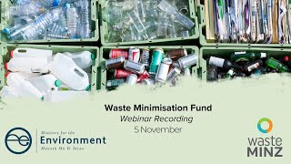 Waste Minimisation Fund [upl. by Aretta]