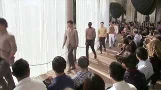 Corneliani Mens SpringSummer 2014 Full Fashion Show [upl. by Dnomzed]