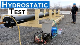 How to Conduct a Hydrostatic Test on Ductile Iron Pipe [upl. by Ekenna495]