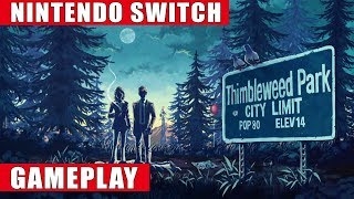 Thimbleweed Park Nintendo Switch Gameplay [upl. by Dorie]