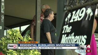 Thieves target 55 community in North Fort Myers [upl. by Sara]