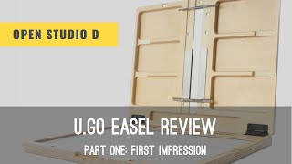 uGo easel review Part one  first impression Learn oil painting with Vlad Duchev [upl. by Ruthy]