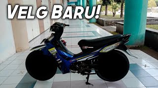 Ganti Velg Baru Murah  Warna Rare di Pasaran  Yamaha Vega R New 115cc [upl. by Studner]