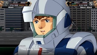 Super Robot Wars V EN  Amuro vs Amuro Nu Gundam VS Amakusa BioBrainDLCCCA Crossbone [upl. by Nohj878]