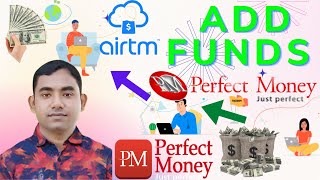 Airtm Add funds from perfectmoney SahariaBlog [upl. by Duquette]