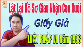 🟢 048 Lật lại hồ sơ giao nhận Con Nuôi Giấy Giả LUẬT PHÁP VN năm 1993 [upl. by Priscilla]