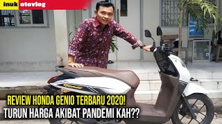 Review Harga Honda Genio 110 CBS ISS Terbaru 2020 [upl. by Ardnaeel]