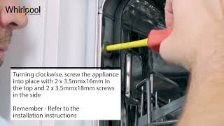 How to Install a Hotpoint integrated dishwasher [upl. by Lemrahc]