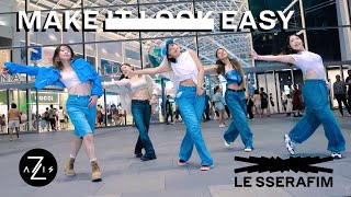 KPOP IN PUBLIC  ONE TAKE LE SSERAFIM 르세라핌 ‘EASY’  DANCE COVER  ZAXIS FROM SINGAPORE [upl. by Eniron254]