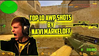 Top 10 AWP shots by NaVi markeloff [upl. by Elia]