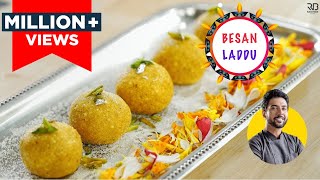 Special Besan Laddu Recipe  दानेदार बेसन के लड्डू  Besan Ladoo at home  Chef Ranveer Brar [upl. by Enidualc]