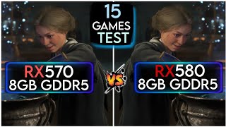 Hogwarts Legacy  RX 570 4GB  RX 580  GTX 1060  RX 5700  Performance test [upl. by Jarlath]