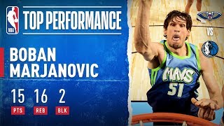 Boban Marjanovic Drops SeasonHigh 15 PTS With 16 REB [upl. by Akiner]