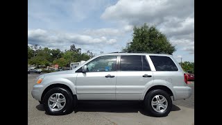 2004 Honda Pilot EXL AWD SUV in depth walk around video review [upl. by Lambart]