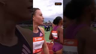 100m Hurdles 🌐❤️❤️ Fanny BlankersKoen Games shorts athletics viral [upl. by Anyg730]