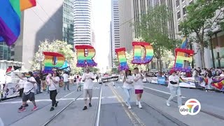 Heres the best of 2024 San Francisco Pride Parade Video [upl. by Uah]