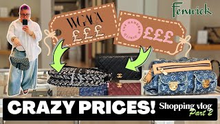 SHOCKING PRELOVED LUXURY PRICES 😲  HANDBAG CLINIC and WGACA  Fenwick vlog part 2 [upl. by Ecnedurp]