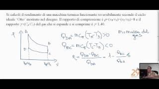 Esercizi  II principio termodinamica es1  Corso di Termodinamica  29elode [upl. by Augusta]