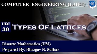 Lec30Types of Lattices  Discrete Mathematics Computer Engineering [upl. by Powell252]