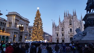 Fiera SAmbrogio oh bej oh bej Milano e albero di Natale Duomo fabiobullo78 [upl. by Llenna]