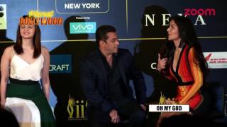 Salman Khan Turns Concerned For Katrina Kaifs Dress amp How  Bollywood News [upl. by Atteuqnas]