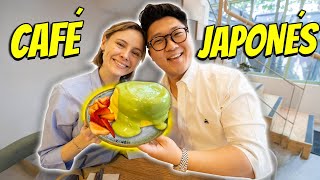 VISITANDO UN CAFÉ JAPONÉS con MI ESPOSA [upl. by Enajyram742]