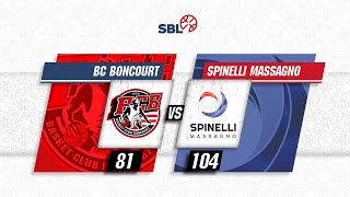 BC Boncourt vs Spinelli Massagno  Game Highlights [upl. by Finnigan615]